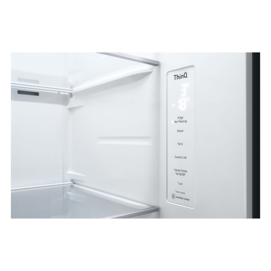 LG GSJV71PZLE Side-by-Side mit Door-in-Door ™  Eis-, Crushed Ice- und Wasserspender | 635 Liter