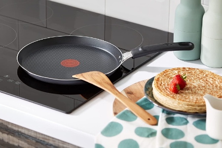 Tefal B55509 Easy Cook & Clean Crêpepfanne (25 cm)  Schwarz Antihaftversiegelung | Thermo-Signal | stabiler Boden