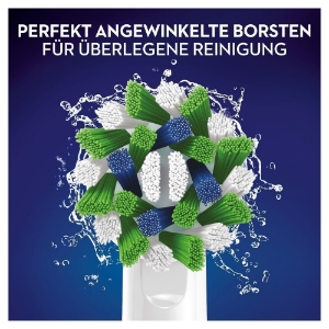 Oral-B Aufsteckbürsten CrossAction, CleanMaximizer 10er FFU, weiß