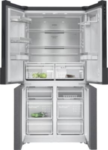 Siemens KF96NAXEA Side by Side Frenchdoor Edelstahl-Schwarz 