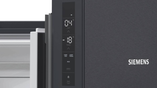 Siemens KF96NAXEA Side by Side Frenchdoor Edelstahl-Schwarz 