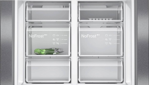Siemens KF96NAXEA Side by Side Frenchdoor Edelstahl-Schwarz 
