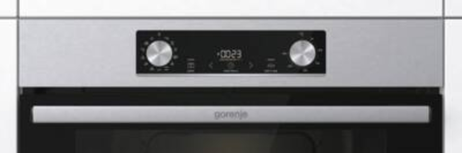 Gorenje BOSX6737E06BG Einbauherdset Schwarz mit Glaskeramikkochfeld ECT43X
