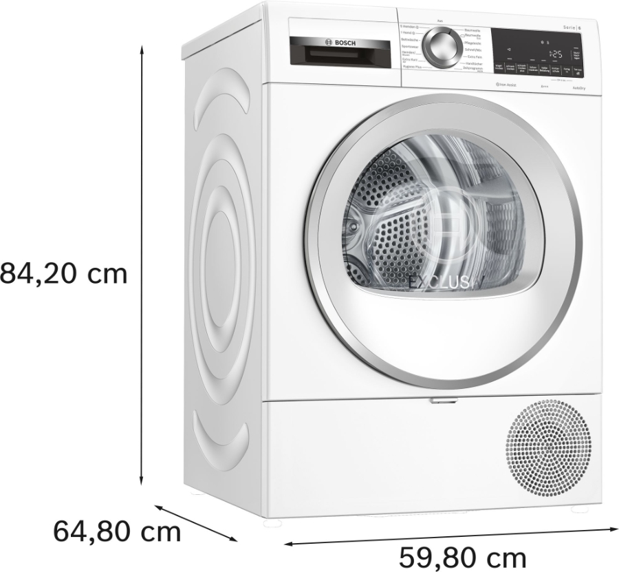 Bosch WQG233C90 Wärmepumpentrockner 8kg A+++ weiß