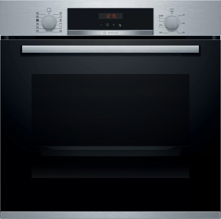 Bosch HRA574BS0 Einbau-Backofen mit Dampfunterstützung Selbstreinigung (Pyrolyse)