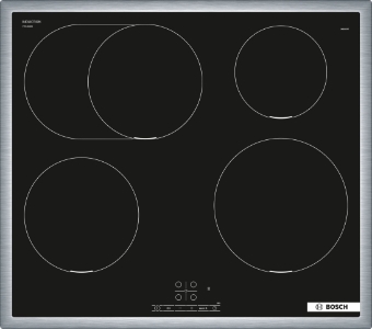 Bosch PIF645BB5E Induktionskochfeld 60 cm, Schwarz, mit Rahmen