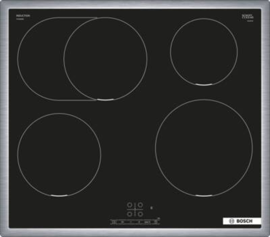 Bosch PIF645BB5E Induktionskochfeld 60 cm, Schwarz, mit Rahmen