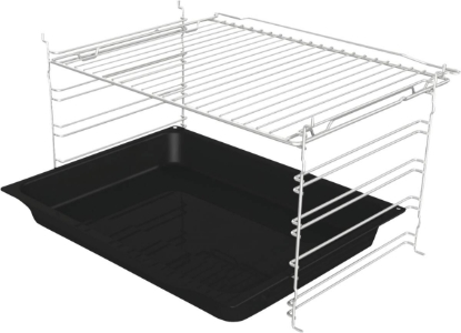 Gorenje BC6715E02XK Einbau Herd Edelstahl-Schwarz 