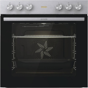 Gorenje BC6715E02XK Einbau Herd Edelstahl-Schwarz 