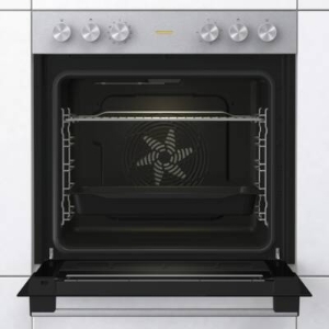 Gorenje BC6715E02XK Einbau Herd Edelstahl-Schwarz 