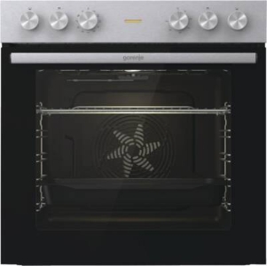 Gorenje BC6715E02XK Einbau Herd Edelstahl-Schwarz 
