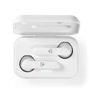 Nedis HPBT2052WT Vollständig drahtlose Kopfhörer Bluetooth®  max. Batteriespielzeit: 2.5 hrs  Berührungssteuerung 