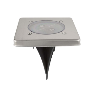Ranex RA-5000406 Solar-Bodenstrahler 2 LED Viereck 