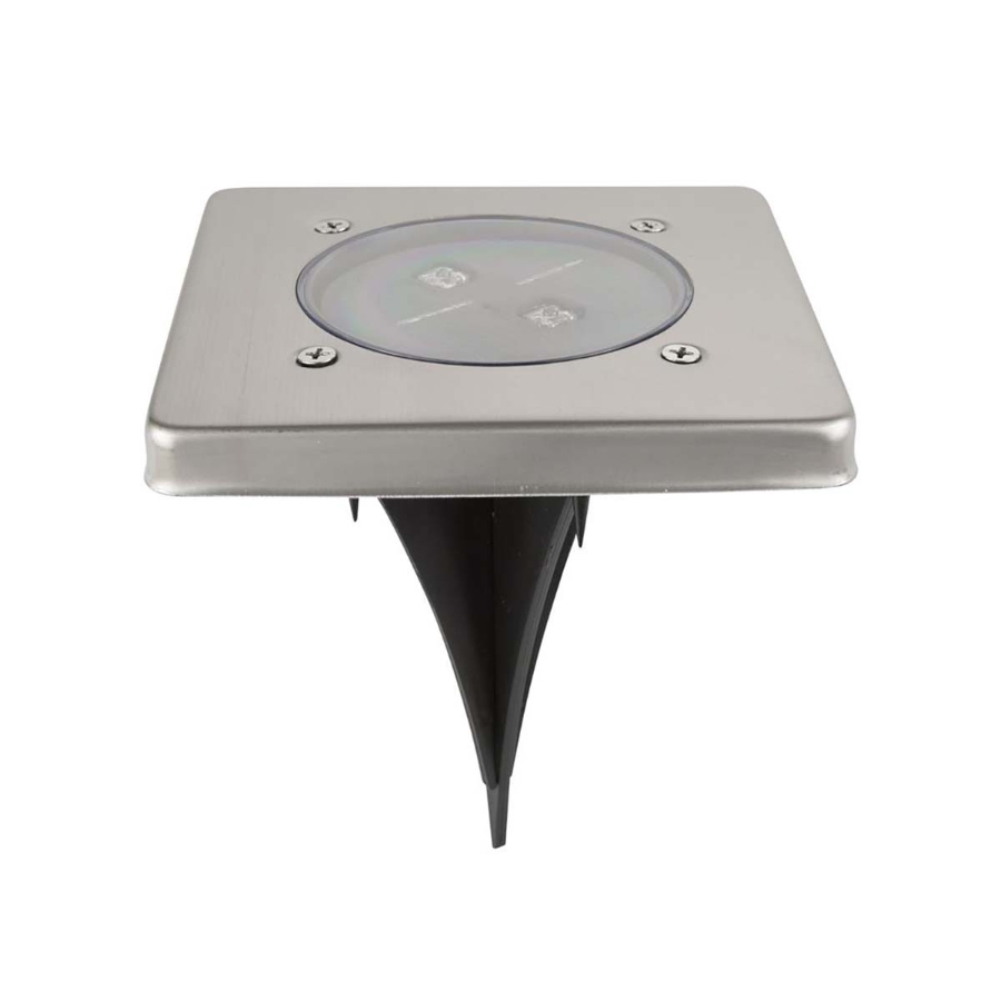 Ranex RA-5000406 Solar-Bodenstrahler 2 LED Viereck 