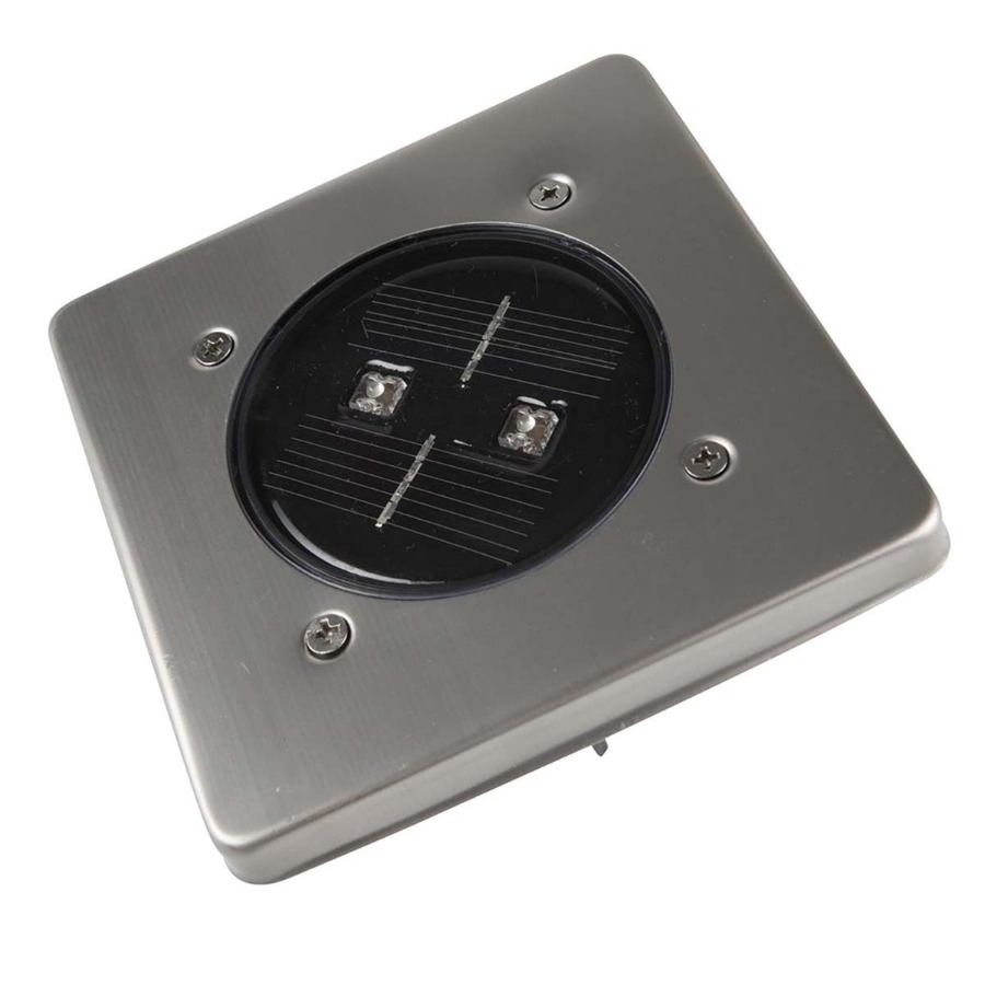 Ranex RA-5000406 Solar-Bodenstrahler 2 LED Viereck 