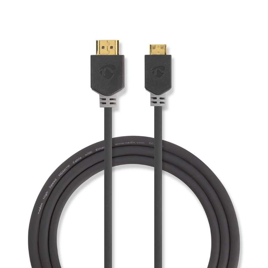 Nedis CVBW34500AT20 HDMI Kabel mit Ethernet HDMI  Stecker | HDMI™ Mini Stecker | 4K@60Hz | 