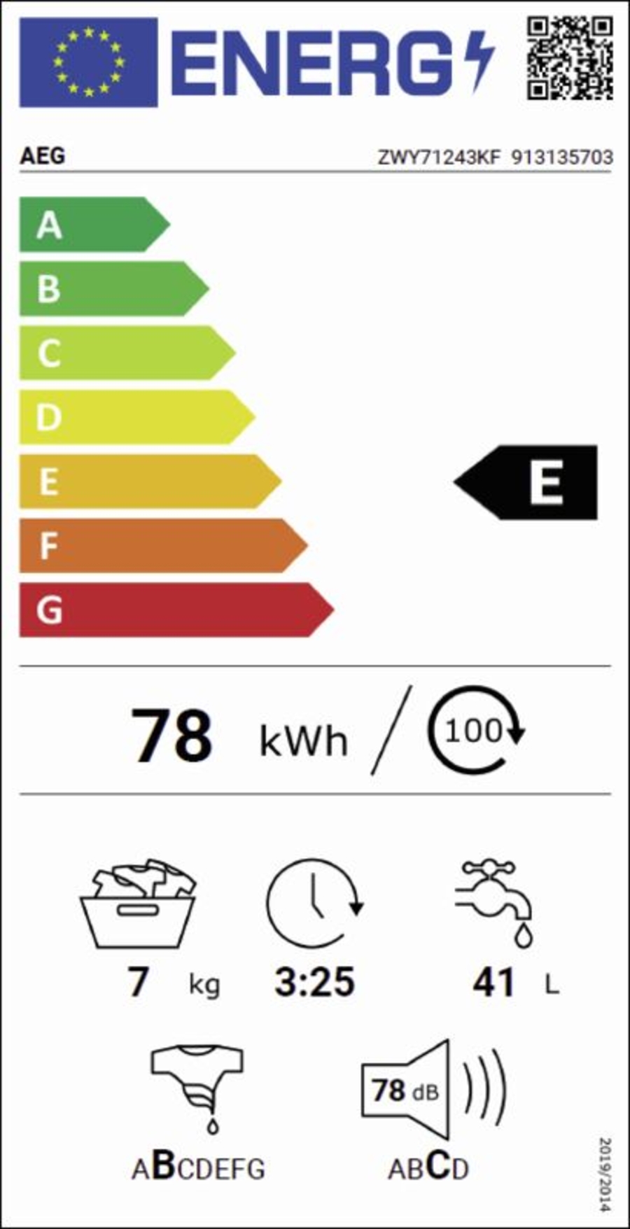 Zanussi ZWY71243KF Waschmaschine Toplader 7kg weiß 