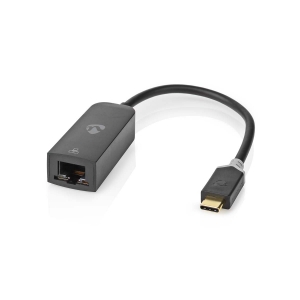 Nedis CCBW64952AT02 USB-Netzwerkadapter USB 3.2 Gen 1 | 1000 Mbps | USB-C™ Stecker | RJ45 Buchse |