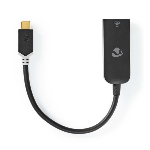 Nedis CCBW64952AT02 USB-Netzwerkadapter USB 3.2 Gen 1 | 1000 Mbps | USB-C™ Stecker | RJ45 Buchse |