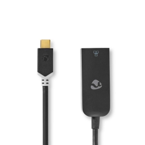 Nedis CCBW64952AT02 USB-Netzwerkadapter USB 3.2 Gen 1 | 1000 Mbps | USB-C™ Stecker | RJ45 Buchse |