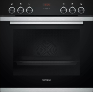 Siemens EQ211KA00 Herdset Einbau 60 cm Schwarz Edelstahl bestehend aus HE213ABS0 und EA645GN17
