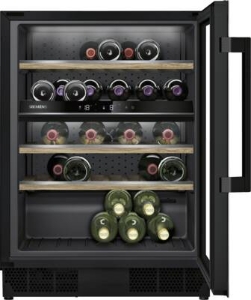 Siemens KU21WAHG0 Weinlagerschrank Schwarz 108l für 44 Flaschen à 0.75l 