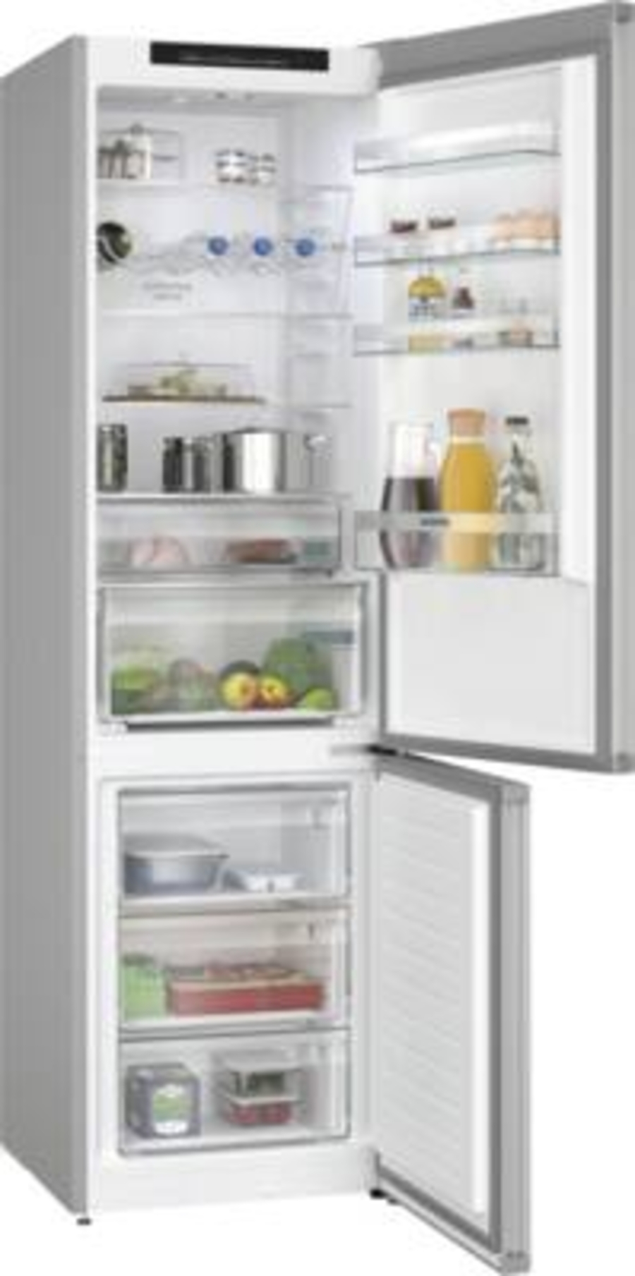 Siemens KG39N2LDF Kühl-Gefrierkombination Edelstahl-Look NoFrost Stand,363l  EEK:D