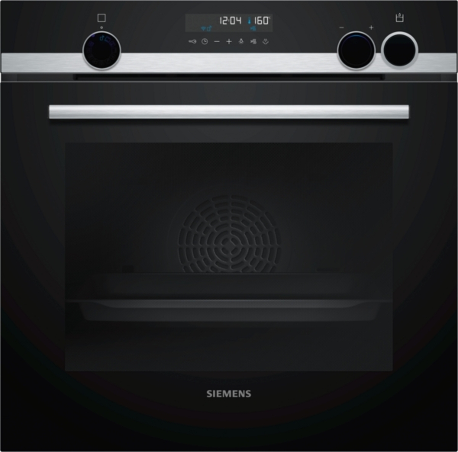 Siemens HR578G5S6 Einbau-Backofen mit Dampfunterstützung 60 x 60 cm Schwarz-Edelstahl