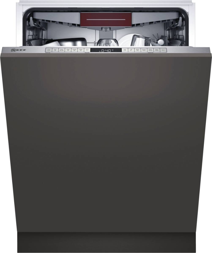 Neff S297TCX00E Geschirrspüler Einbau XXL vollintegrierbar 86,5cm VarioScharnier (IKEA küche) mit Besteckschublade