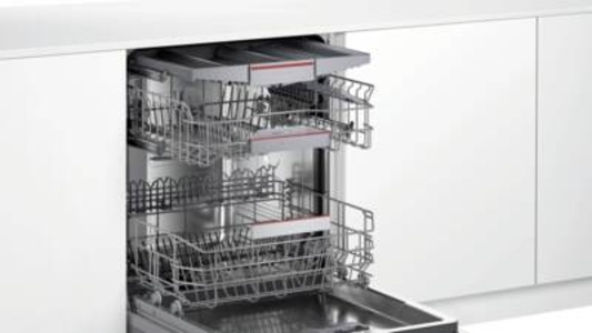 Bosch SBD6TCX00E Einbaugeschirrspüler Vollintegriert, 60 cm, XXL Großraum-Geschirrspüler Höhe 86,5 cm