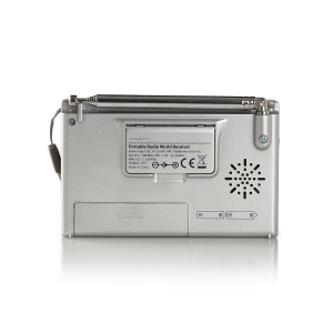 Nedis RDWR1000GY Tragbare Ausführung| AM/ F / SW | Batteriebetrieb Netzstromversorgung | Digital | 1.5 W | Kopfhörerausgang