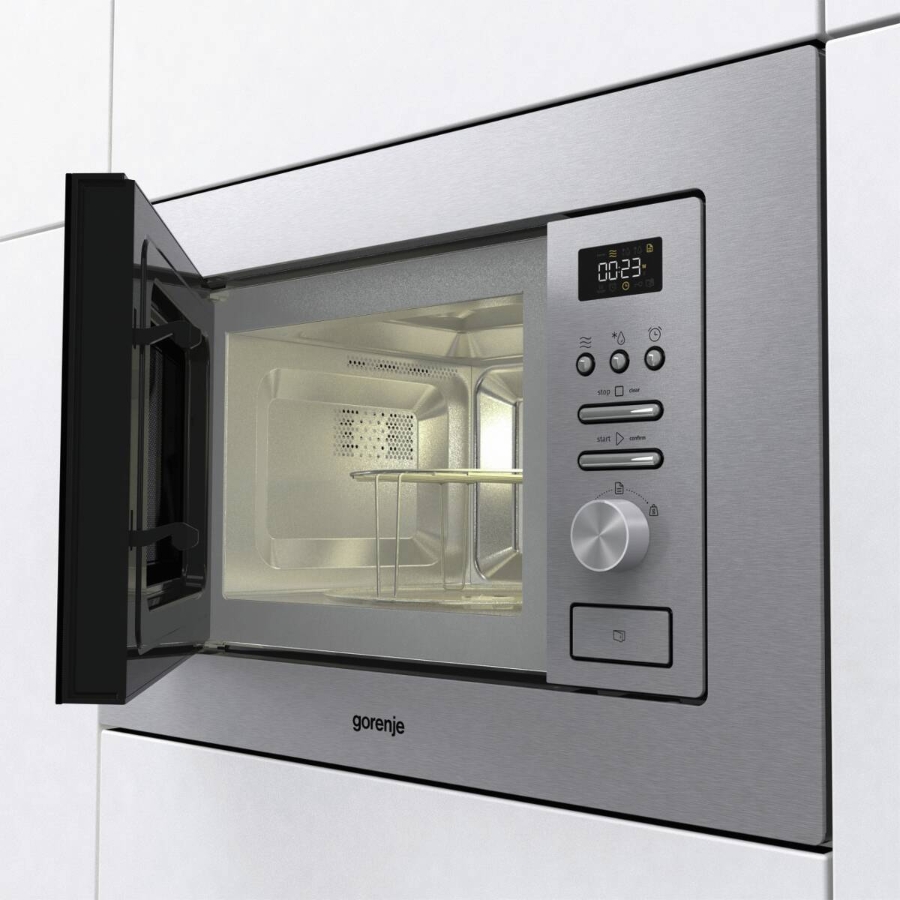 Gorenje BM201AG1X  Mikrowelle Einbau  mit Grill Edelstahl 