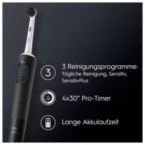 Oral-B Vitality Pro D103 Pure Clean Black Box White 