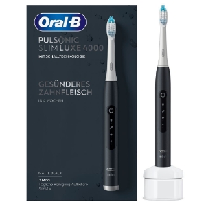 Oral-B Pulsonic Slim Luxe 4000 Schallzahnbürste Schwarz 