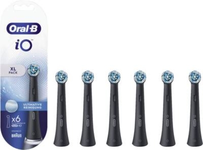 Oral-B Aufsteckbürsten iO Ultimative Reinigung BLACK 6er 4210201418184 #iorefill
