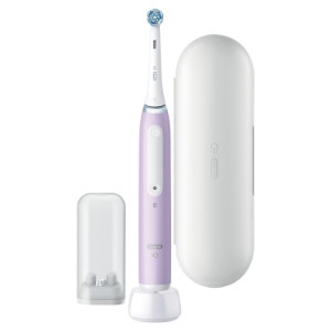 Oral-B iO Series 4 Elektrische Zahnbürste Lavender + Reiseetui 