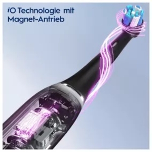 Oral-B iO Series 4 Elektrische Zahnbürste Matt Black+ Reiseetui 