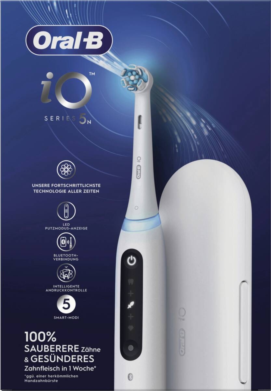 Oral-B iO Series 5 Elektrische Zahnbürste Quite White 