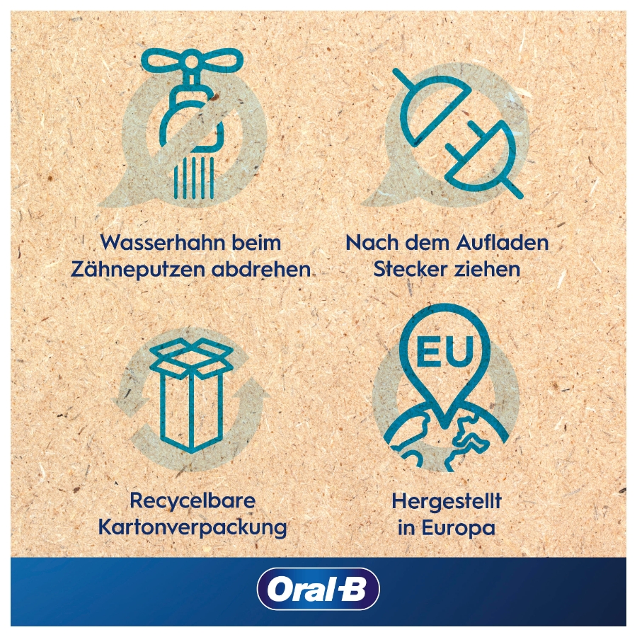 Oral-B Pro 3 3000 Elektrische Zahnbürste Blau 