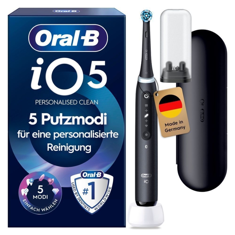 Oral-B iO Series 5 Elektrische Zahnbürste Matt Black 