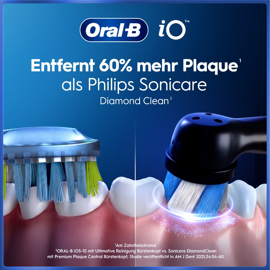 Oral-B iO Series 5 Elektrische Zahnbürste Matt Black 