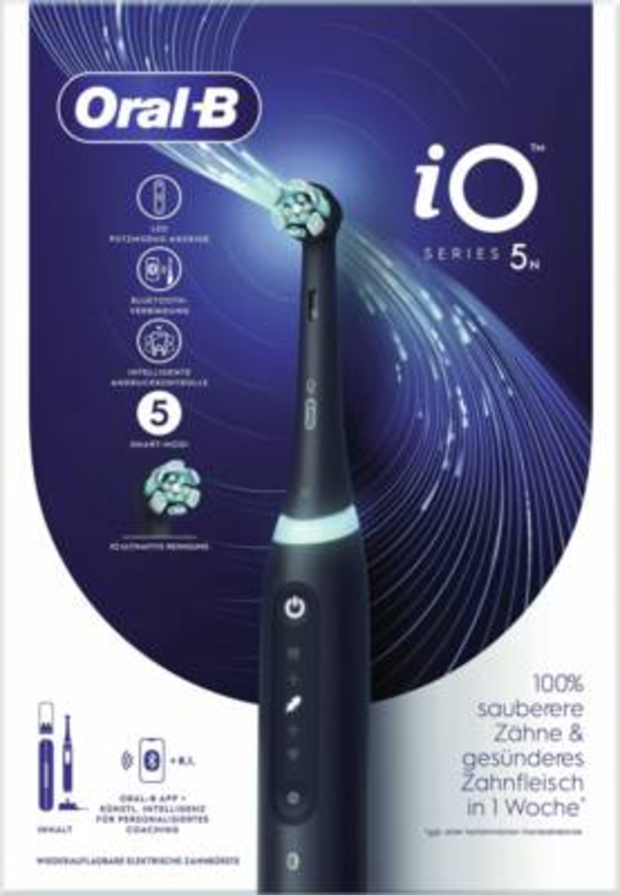Oral-B iO Series 5 Elektrische Zahnbürste Matt Black 