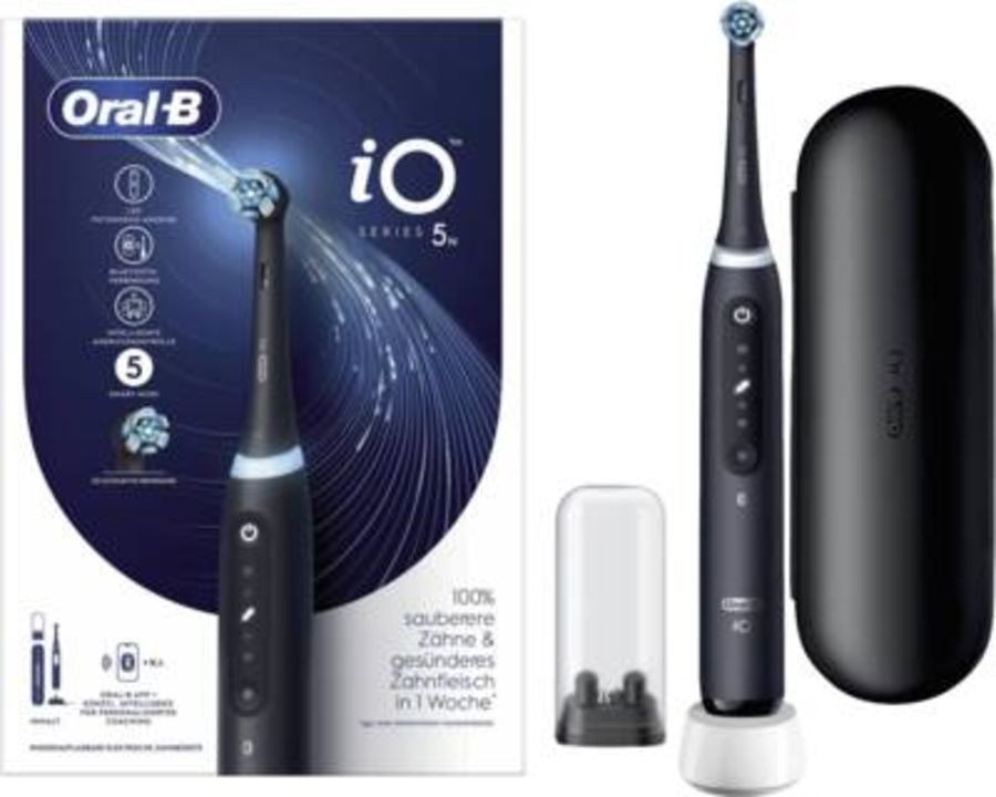 Oral-B iO Series 5 Elektrische Zahnbürste Matt Black 