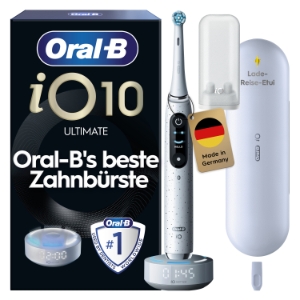 Oral-B iO Series 10 Elektrische Zahnbürste Stardust White 