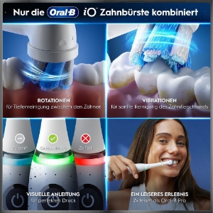 Oral-B iO Series 10 Elektrische Zahnbürste Stardust White 
