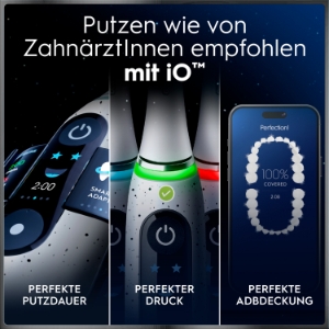 Oral-B iO Series 10 Elektrische Zahnbürste Stardust White 