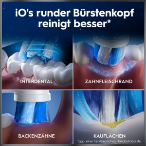 Oral-B iO Series 10 Elektrische Zahnbürste Stardust White 