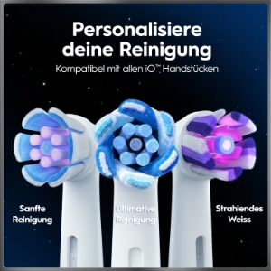 Oral-B iO Series 10 Elektrische Zahnbürste Stardust White 