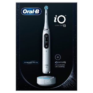 Oral-B iO Series 10 Elektrische Zahnbürste Stardust White 