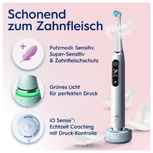 Oral-B iO Series 10 Elektrische Zahnbürste Stardust White 